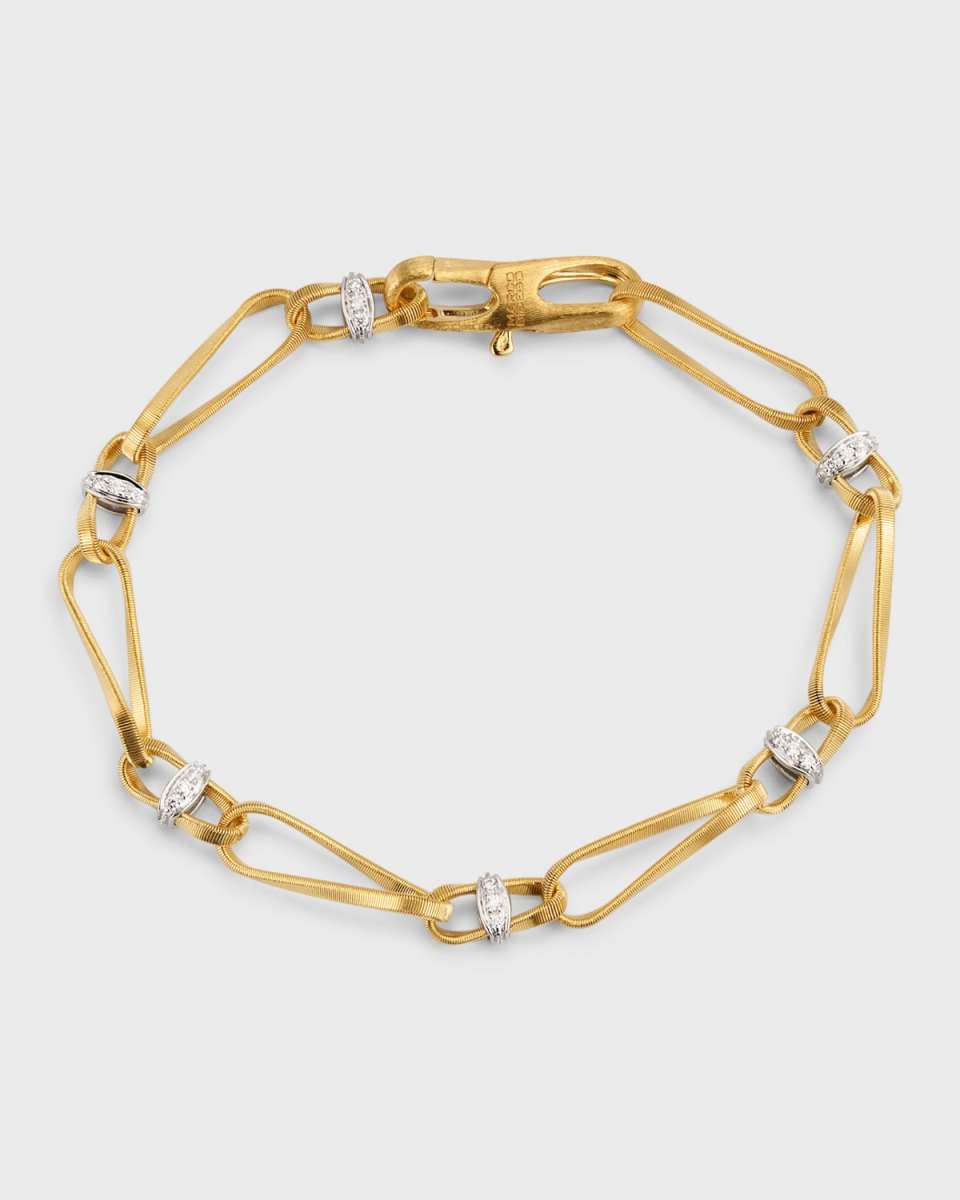 18K Marrakech Onde Yellow Gold Single Link Bracelet